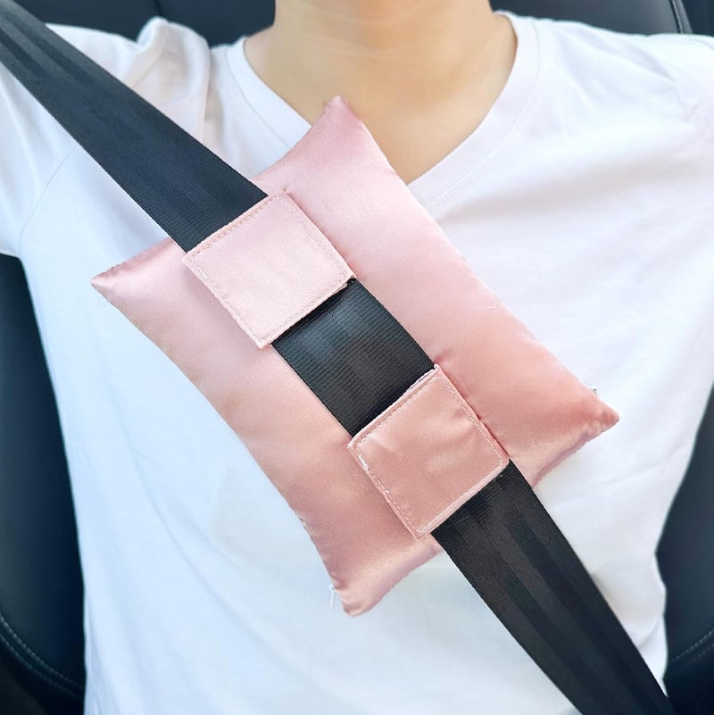BNRendles Satin Pacemaker Pillow Chemo Port Pillows for Mastectomy, Open Heart Surgery Recovery Gifts Breast Cancer Bypass Post Surgery Cushion, Satin Coral - Image 1